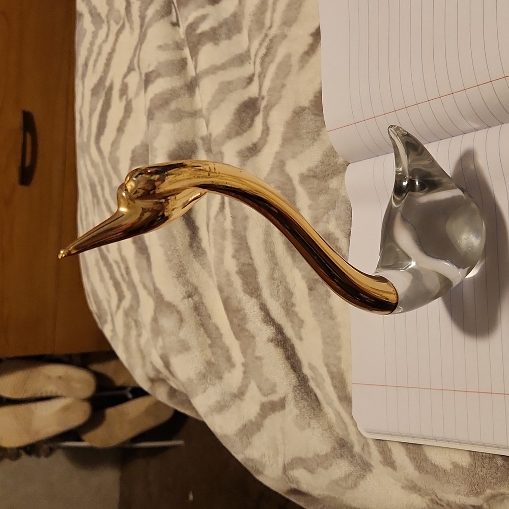 Brass and glass